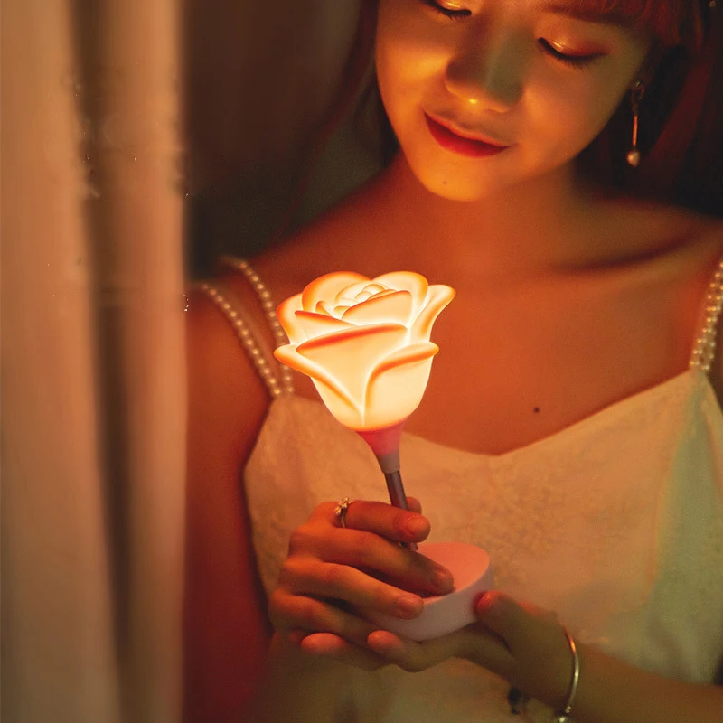 LED Rose Night Light USB Charging Touch Festive Romantic Atmosphere Light Valentine's Day Gift Bedside Light Emergency Light
LED Rose Night Light USB Charging Touch Festive Romantic Atmosphere Light Valentine's Day Gift Bedside Light Emergency Light