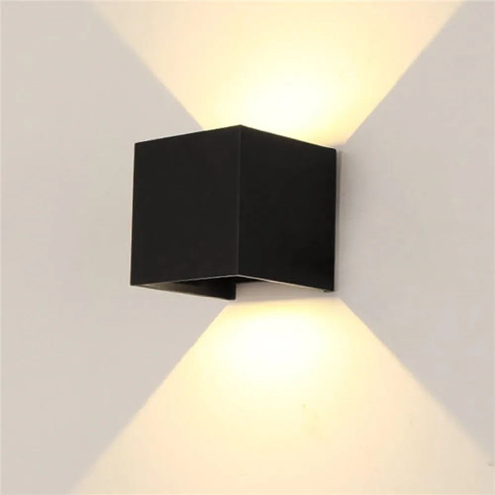 

6W Angle adjustable up and Down wall light courtyard porch corridor bedroom wall sconce AC85-265V Porch Wall Lamp