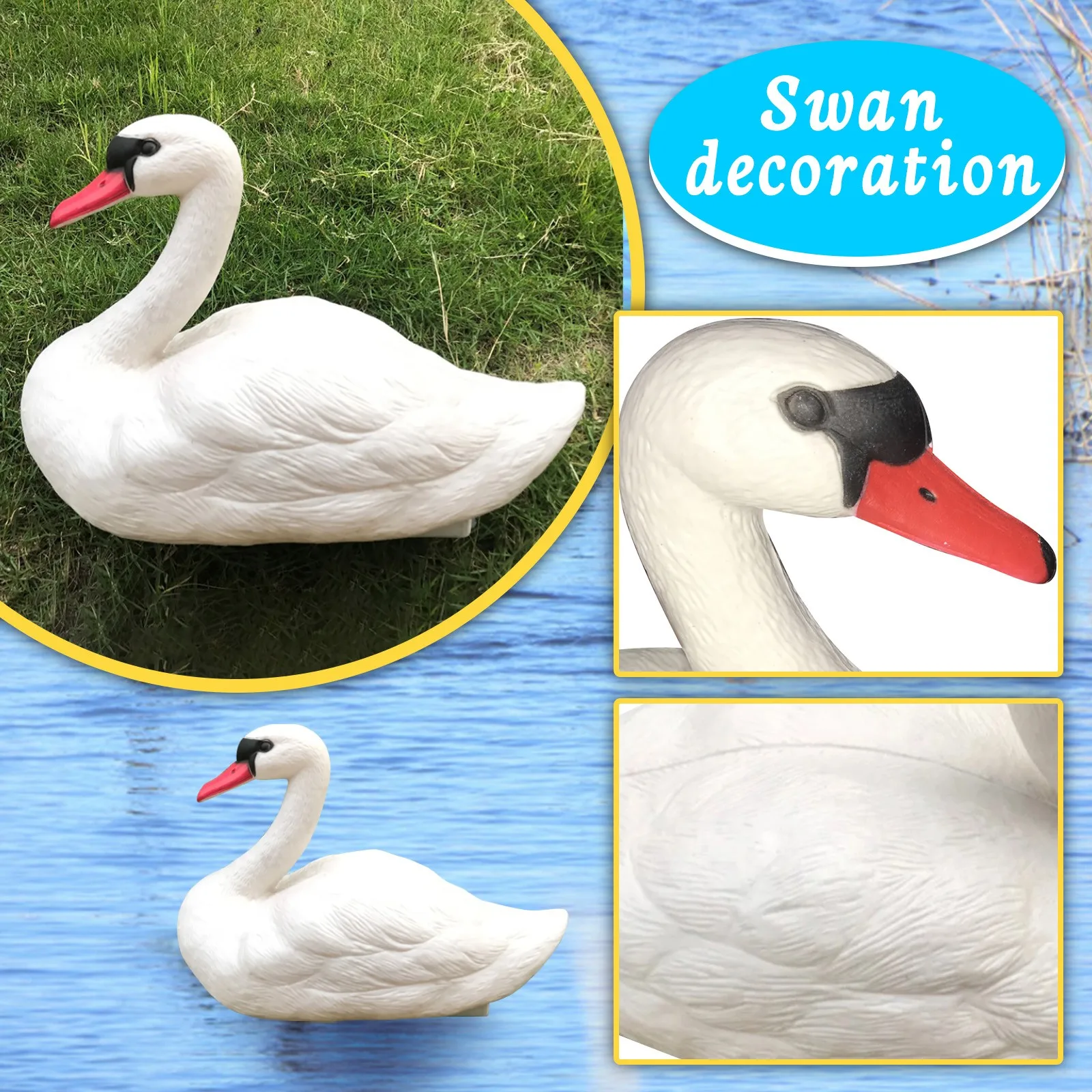 White Swan Garden Ornament Used In Garden Hunting Bait Garden Decoration Plastic White Swan Garden Decoration Outdoor Statues
White Swan Garden Ornament Used In Garden Hunting Bait Garden Decoration Plastic White Swan Garden Decoration Outdoor Statues