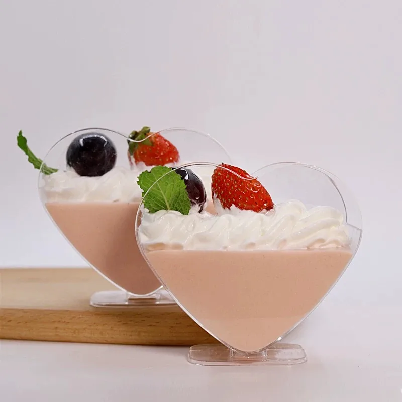 30pcs Disposable Plastic Tableware Heart-shaped Mousse Dessert Cup Promotion Party Wedding Supplies cake Baking Pastry Tools
30pcs Disposable Plastic Tableware Heart-shaped Mousse Dessert Cup Promotion Party Wedding Supplies cake Baking Pastry Tools