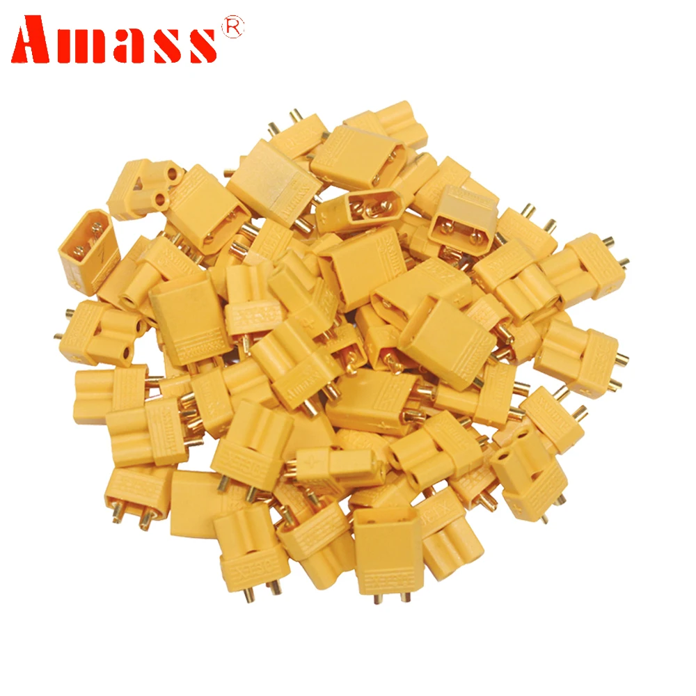 Amass XT30U Male & Female Bullet Connector Plug Yellow/Black For RC Lipo Battery Quadcopter Drone Airplane Car Truck DIY Parts
Amass XT30U Male & Female Bullet Connector Plug Yellow/Black For RC Lipo Battery Quadcopter Drone Airplane Car Truck DIY Parts