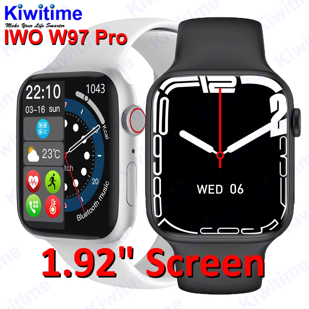 KIWITIME IWO W97 Pro Smart Watch Series 7 45mm 1.92 inch Heart Rate Monitor Smartwatch for Men Women W37 Android W27 DT7 MAX 
KIWITIME IWO W97 Pro Smart Watch Series 7 45mm 1.92 inch Heart Rate Monitor Smartwatch for Men Women W37 Android W27 DT7 MAX