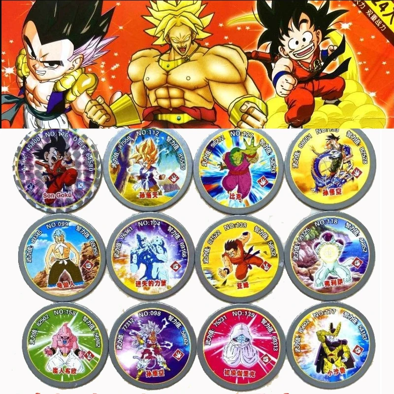 Dragon Ball DIY Round Paper card Son Goku Beerus Vegeta IV Broli Anime Figure Game Collection Flash Card kids toys Fiery gift
Dragon Ball DIY Round Paper card Son Goku Beerus Vegeta IV Broli Anime Figure Game Collection Flash Card kids toys Fiery gift