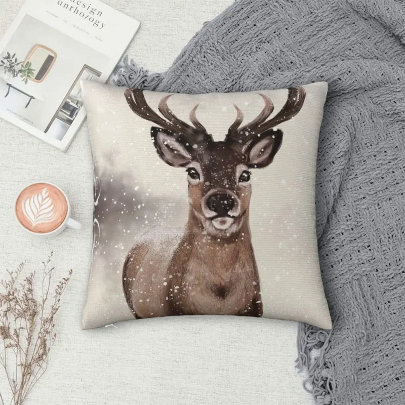 Winter Deer Pillowcase Polyester Pillows Cover Cushion Comfort Throw Pillow Sofa Decorative Cushions Used for Home Living Room
Winter Deer Pillowcase Polyester Pillows Cover Cushion Comfort Throw Pillow Sofa Decorative Cushions Used for Home Living Room