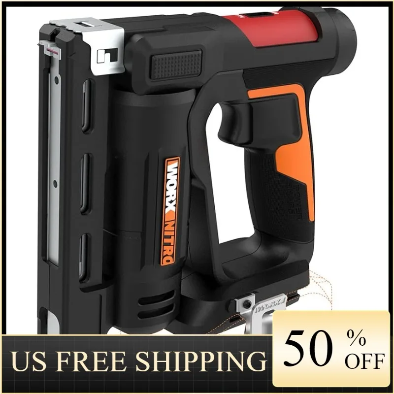 Worx Nitro 20V Power Share 3/8” Cordless Crown Stapler with Air Impact Technology - WX843L.9 (Tool Only)
Worx Nitro 20V Power Share 3/8” Cordless Crown Stapler with Air Impact Technology - WX843L.9 (Tool Only)