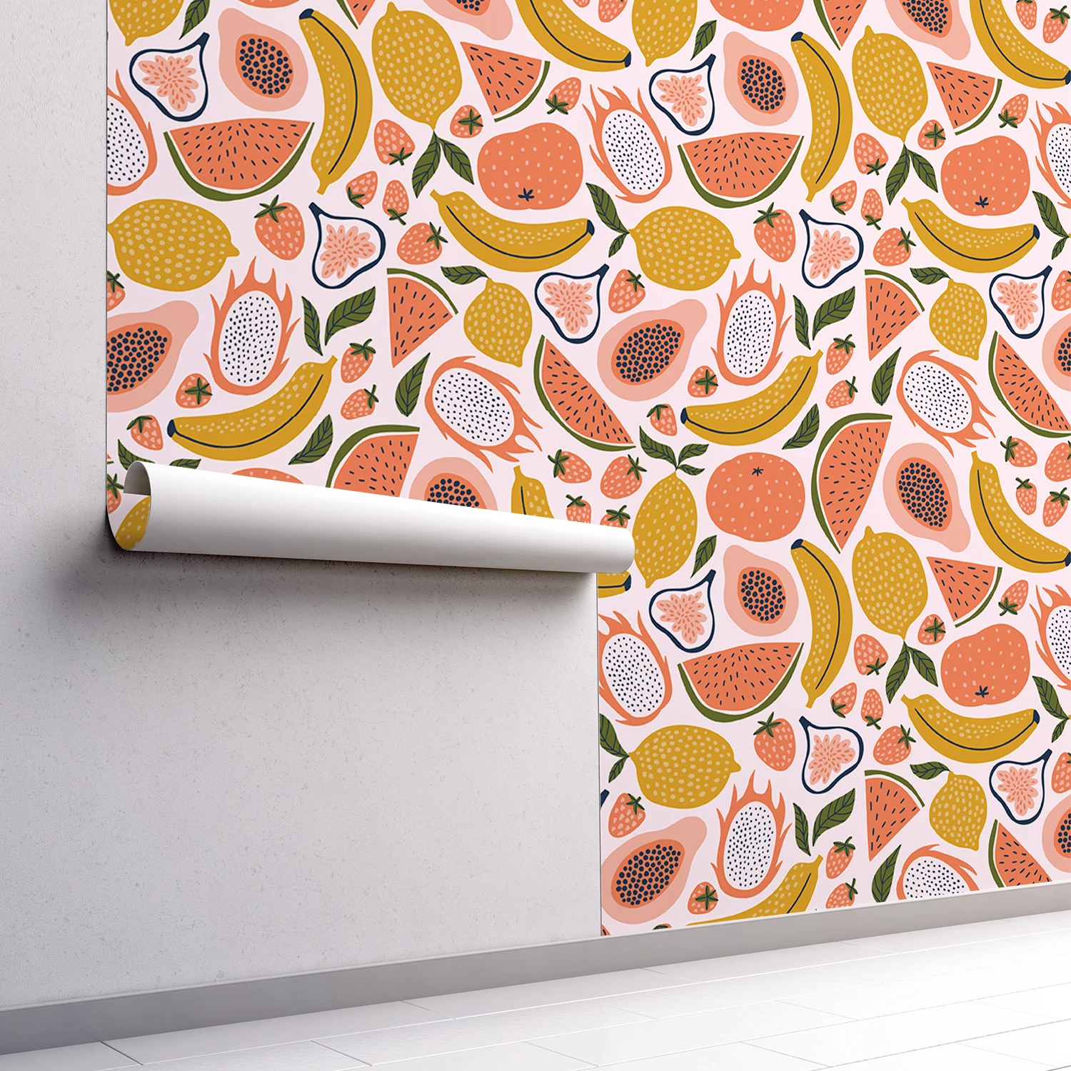 Funlife® Tropical Fruit Removable Self Adhesive Wallpaper Waterproof Vinyl Wall Stickers for Bedroom Living Room Decor
Funlife® Tropical Fruit Removable Self Adhesive Wallpaper Waterproof Vinyl Wall Stickers for Bedroom Living Room Decor