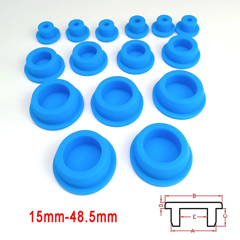 Hole Plugs Silicone Rubber Blanking Masking Finishing Inserts, BLUE A=15mm~48.5mm optional, Hole Caps Bungs T-type Stopper
Hole Plugs Silicone Rubber Blanking Masking Finishing Inserts, BLUE A=15mm~48.5mm optional, Hole Caps Bungs T-type Stopper