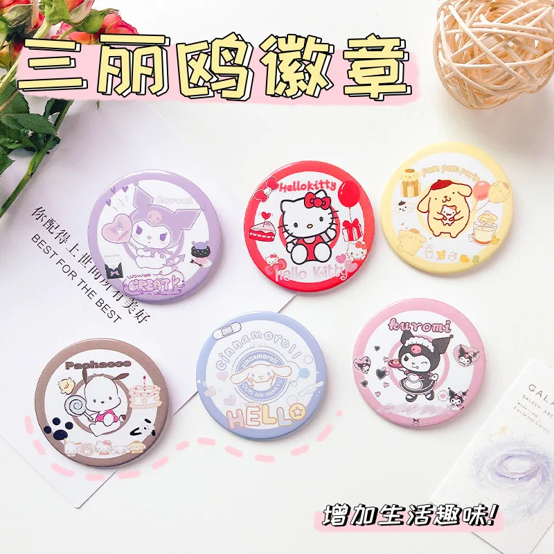 Sanrio Surrounding Cartoon Iron Chest Pin Emblem Cute Kuromi Melody Bag Pendant Anime Hello Kitty Chest Decoration Holiday Gift
Sanrio Surrounding Cartoon Iron Chest Pin Emblem Cute Kuromi Melody Bag Pendant Anime Hello Kitty Chest Decoration Holiday Gift