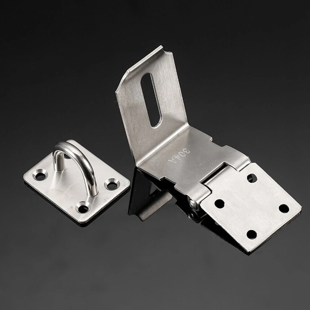 Cabinet Hasp 90 Degrees Latch Lock For Padlock Gate Door Shed Box Drawer Seamless Base Furniture Stainless Steel Door Hardware
Cabinet Hasp 90 Degrees Latch Lock For Padlock Gate Door Shed Box Drawer Seamless Base Furniture Stainless Steel Door Hardware