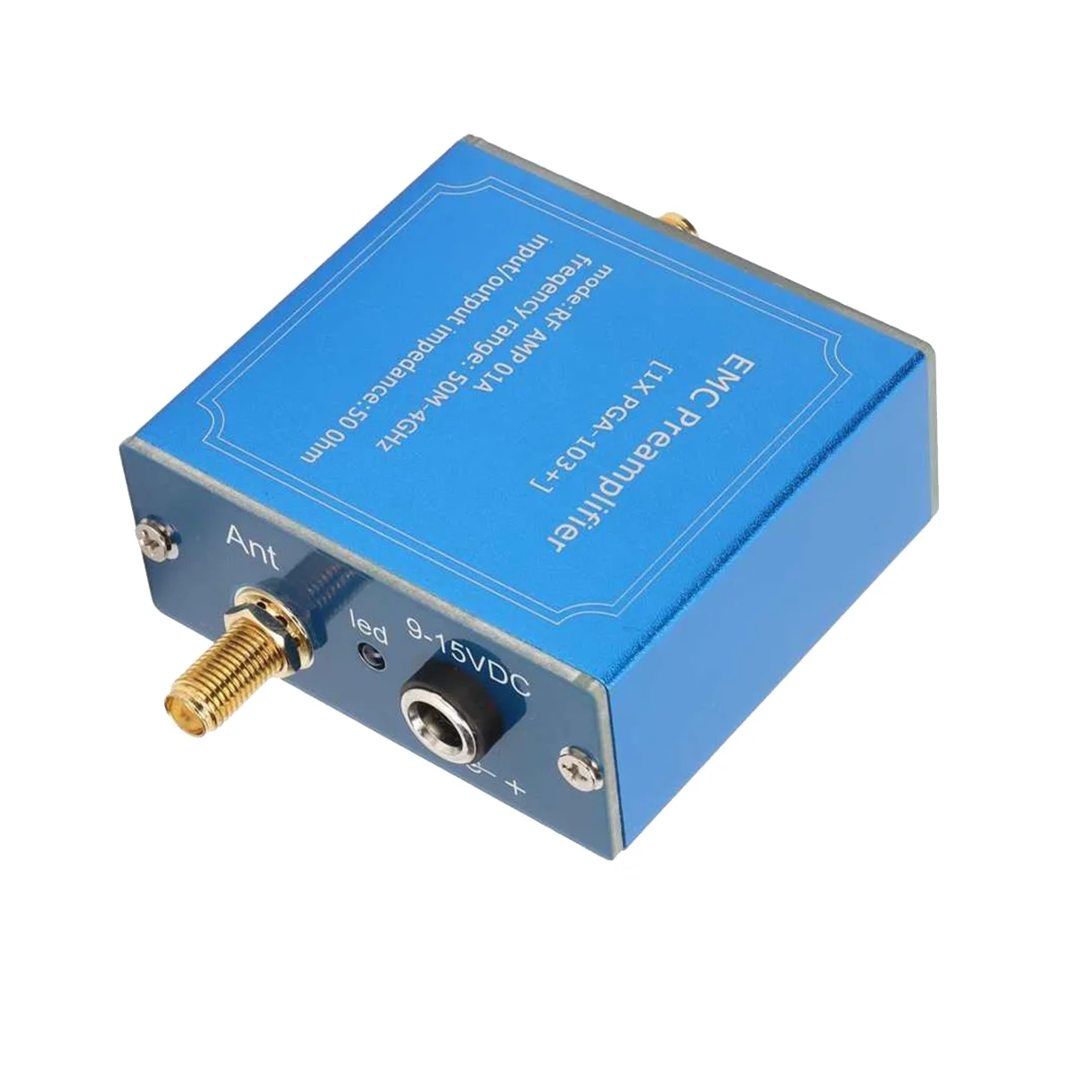 EMC EMI Signal Amplifier Module 50M‑4GHz Wideband Plug and Play DC 9‑15V High Gain LNA Module for Communication System
EMC EMI Signal Amplifier Module 50M‑4GHz Wideband Plug and Play DC 9‑15V High Gain LNA Module for Communication System