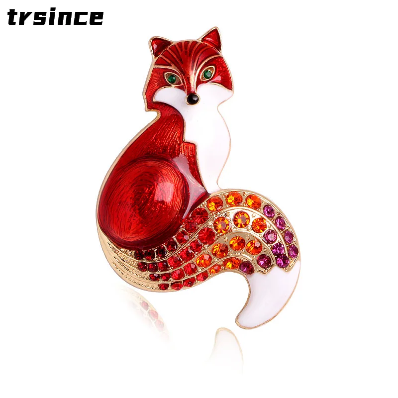 Fashion Simple Rhinestone Enamel Fox Brooches for Women Animal Party Causal Brooch Pins Gifts 6 Colors Available
Fashion Simple Rhinestone Enamel Fox Brooches for Women Animal Party Causal Brooch Pins Gifts 6 Colors Available