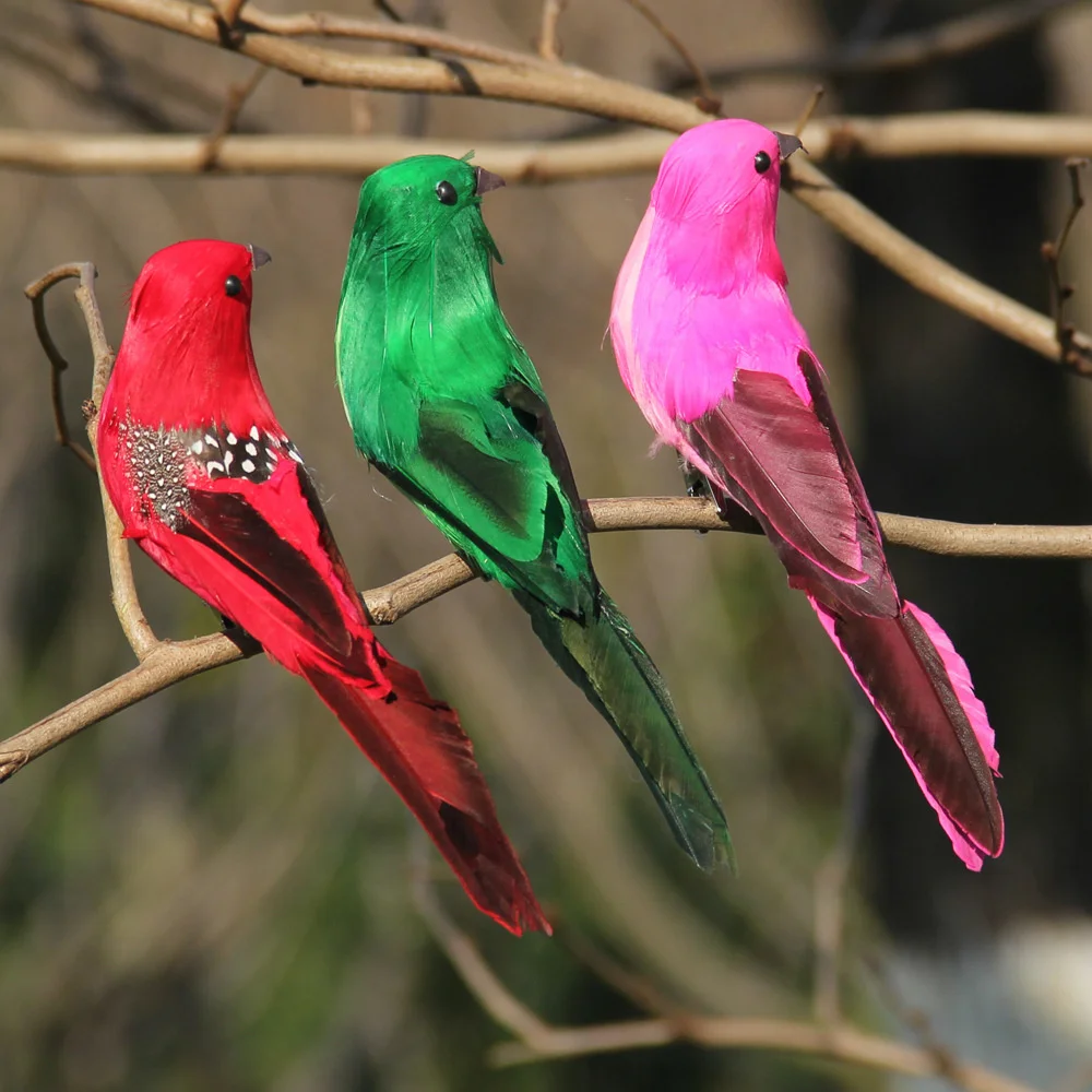 Simulation Foam Birds Figurines Handmade Artificial Feathered Birds with Metal Clip Home Garden Decoration Landscape Photo Prop
Simulation Foam Birds Figurines Handmade Artificial Feathered Birds with Metal Clip Home Garden Decoration Landscape Photo Prop