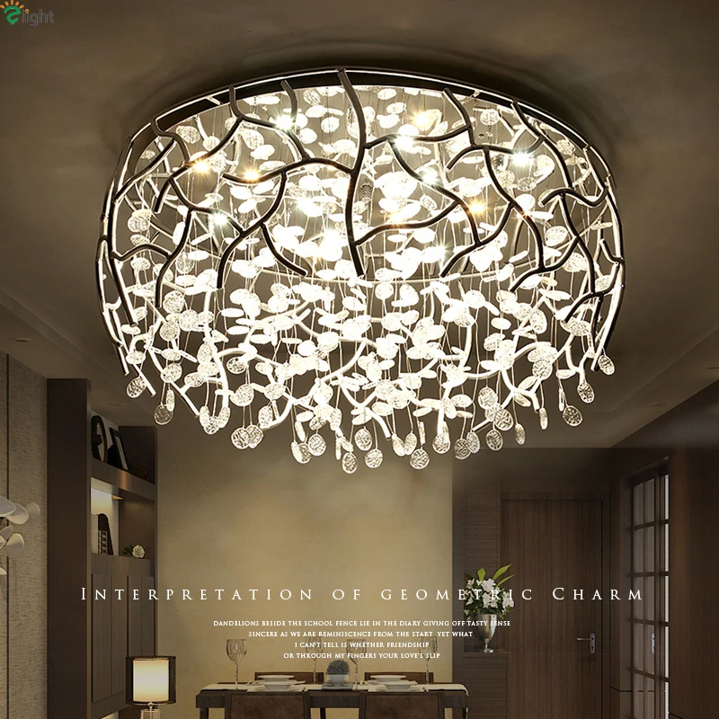 Nordic Chrome Metal Dimmable Led Ceiling Lights Lustre Crystal Bedroom Led Ceiling Lamp Living Room Led Ceiling Light Fixtures
Nordic Chrome Metal Dimmable Led Ceiling Lights Lustre Crystal Bedroom Led Ceiling Lamp Living Room Led Ceiling Light Fixtures
