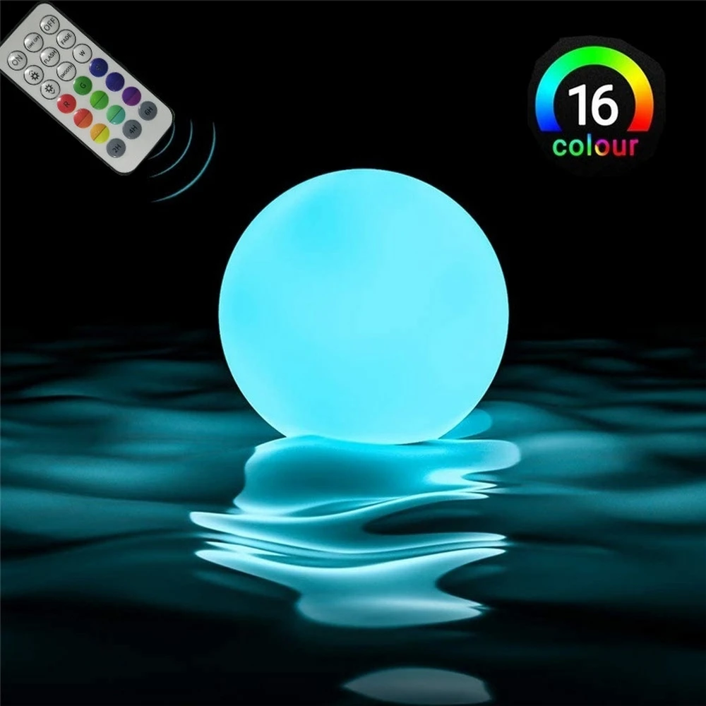 Solar LED Light Swimming Pool Color Changing Floating Ball Water Light with Remote Control Swimming Pool Decoration Accessories
Solar LED Light Swimming Pool Color Changing Floating Ball Water Light with Remote Control Swimming Pool Decoration Accessories