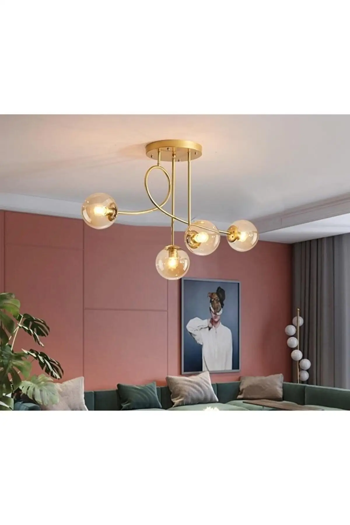Jade Special Design Antique Color Globe Honey Glass Living Room--Bedroom 4 Chandelier
Jade Special Design Antique Color Globe Honey Glass Living Room--Bedroom 4 Chandelier