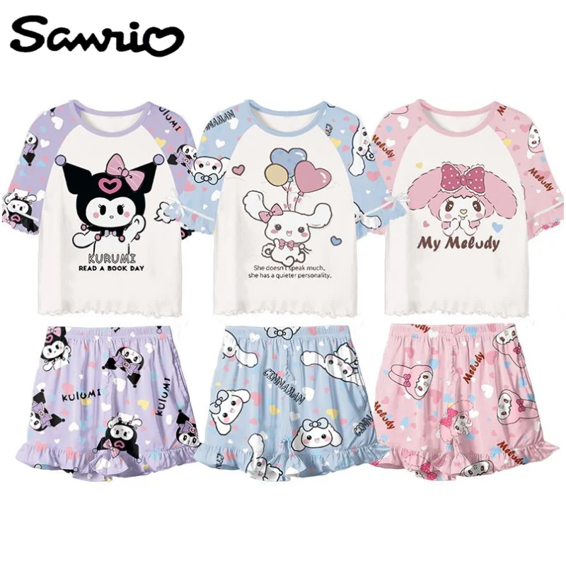 Kuromi my Melody Cinnamoroll anime peripheral kawaii cute cartoon children's pajamas creative short-sleeved home service gift
Kuromi my Melody Cinnamoroll anime peripheral kawaii cute cartoon children's pajamas creative short-sleeved home service gift