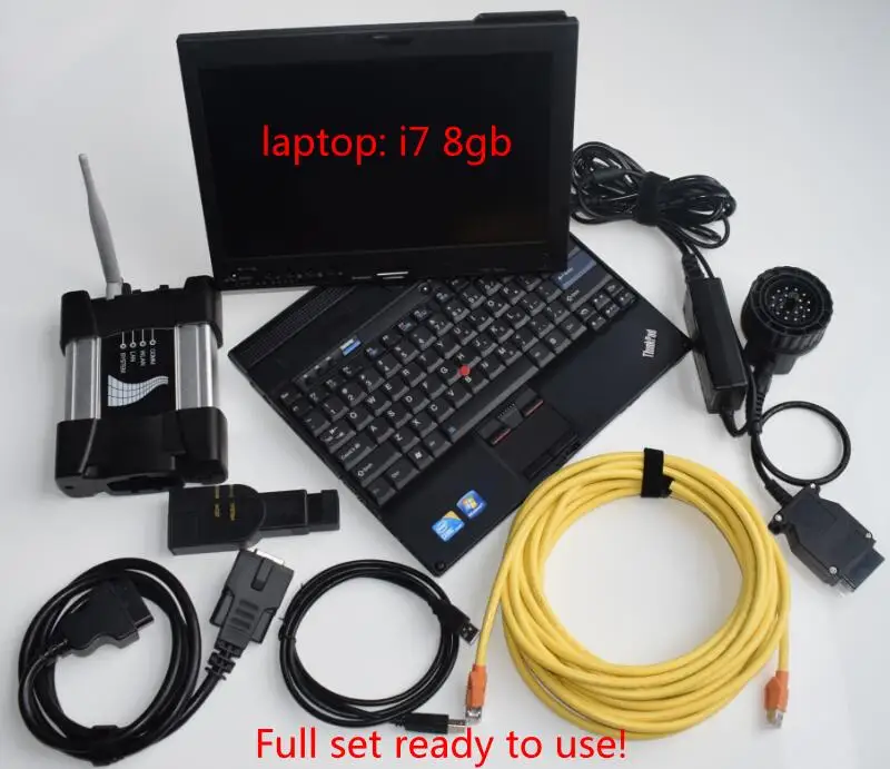 

Auto Scanner Repair Diagnosis Tool Used Laptop Computers X201T i7 8gb Wifi Icom Next A+B+C 1tb HDD with Multi-language Software