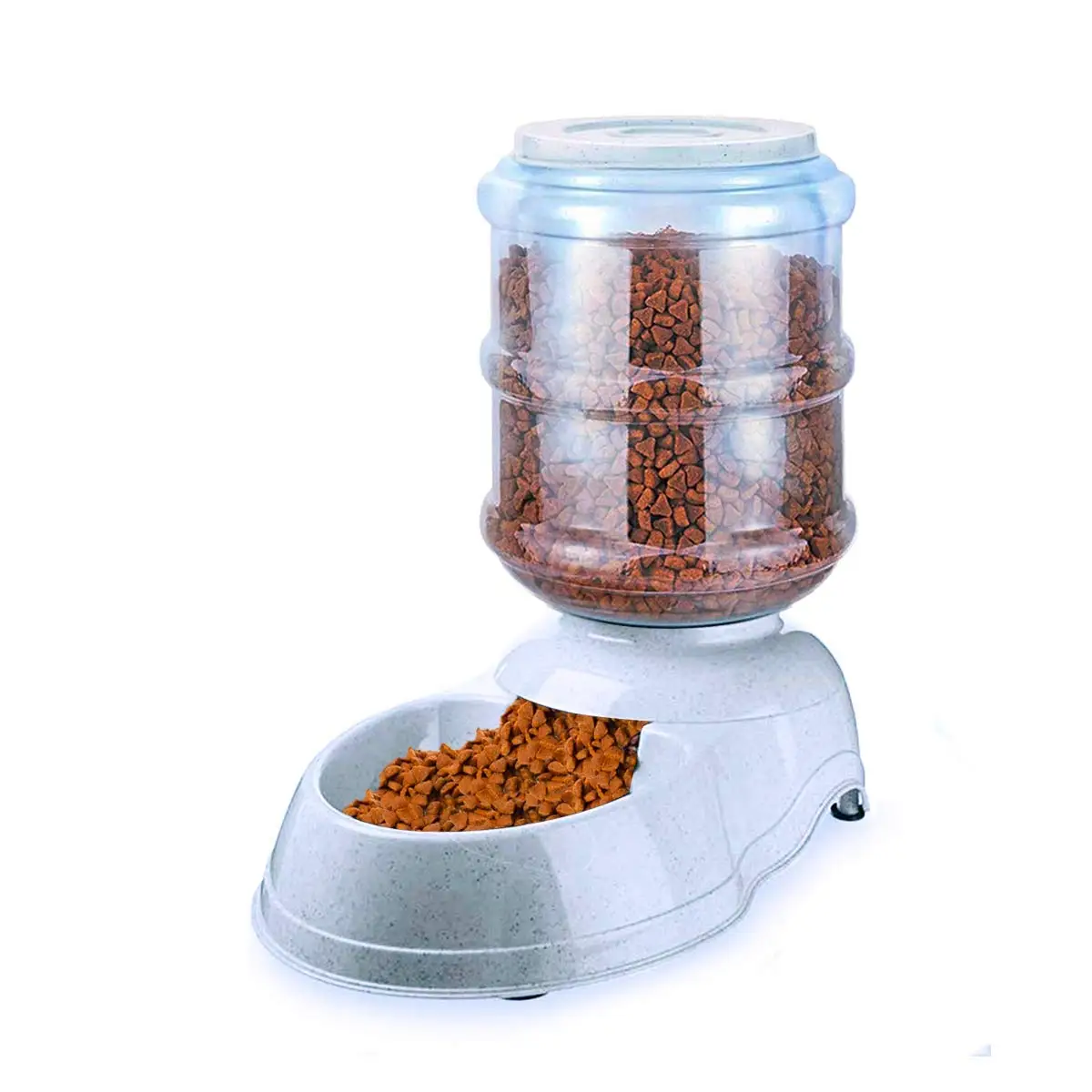 Automatic Self-Dispensing Pet Feeder Replenish Eating Bowl Storage Container Self Feeding Gravity 3.5 liters 1 Gallon Large Capa
Automatic Self-Dispensing Pet Feeder Replenish Eating Bowl Storage Container Self Feeding Gravity 3.5 liters 1 Gallon Large Capa