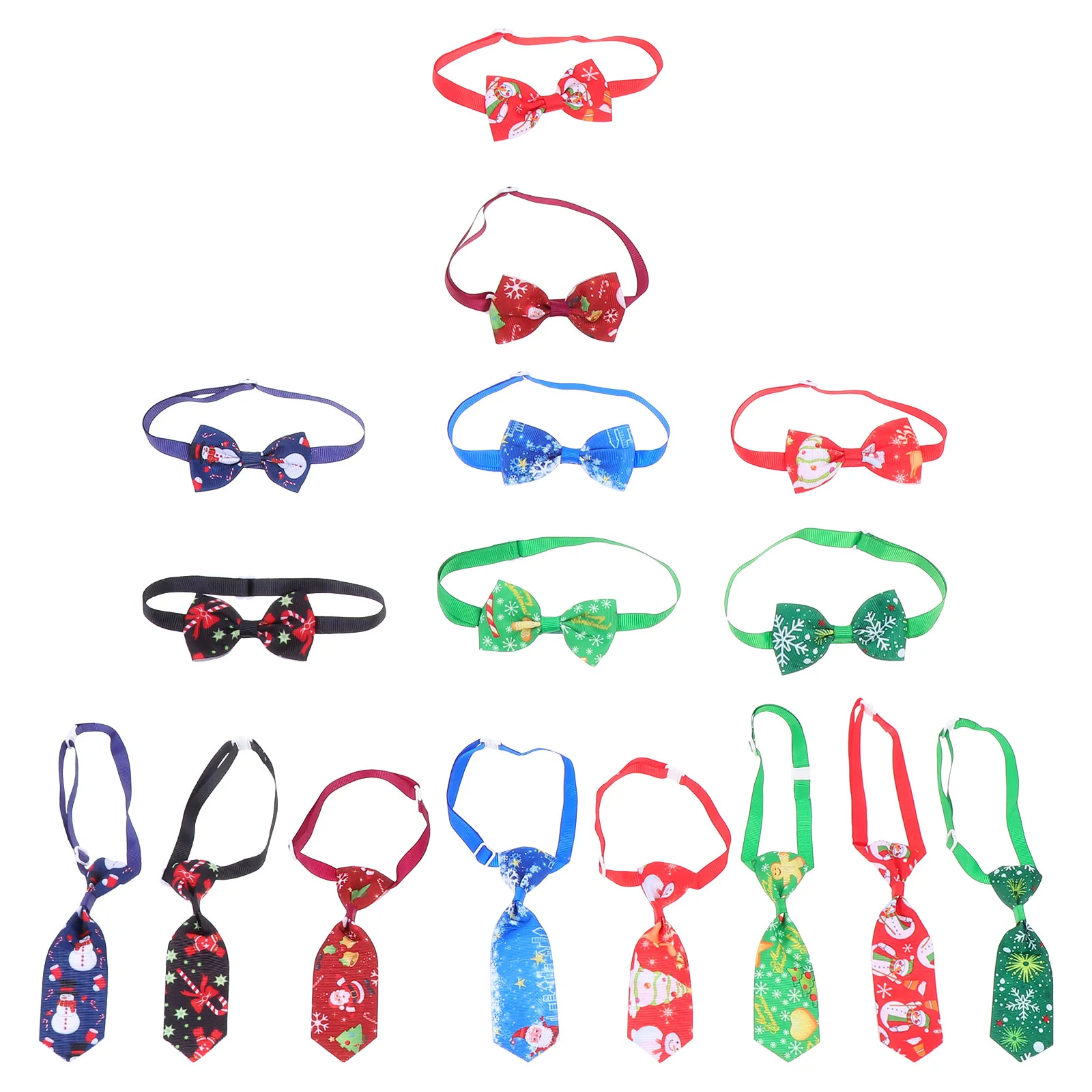 16Pcs Xmas Tie Christmas Tie Christmas Large Tie Christmas Bowtie Xmas Puppy Neckties Christmas Collar
16Pcs Xmas Tie Christmas Tie Christmas Large Tie Christmas Bowtie Xmas Puppy Neckties Christmas Collar