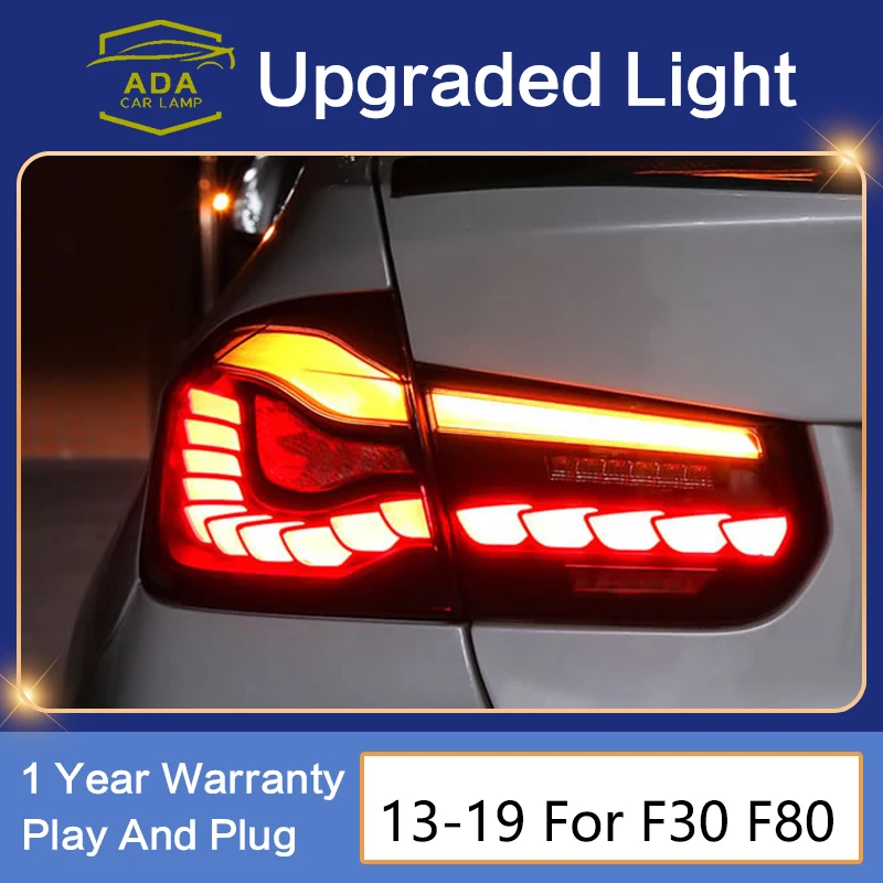 

Car LED Tail Light For BMW M3 GTS F30 F80 316i 318i 320i 330i Taillights Rear Fog Lamp Brake Lamp Reverse Dynamic Turn Signal
