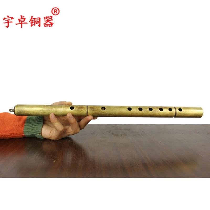 Yuzhuo Bronze Ware Pure Copper Flute Brass Horizontal Flute Musical Instrument Concealed Copper Crafts Copper Flute Ornaments
Yuzhuo Bronze Ware Pure Copper Flute Brass Horizontal Flute Musical Instrument Concealed Copper Crafts Copper Flute Ornaments