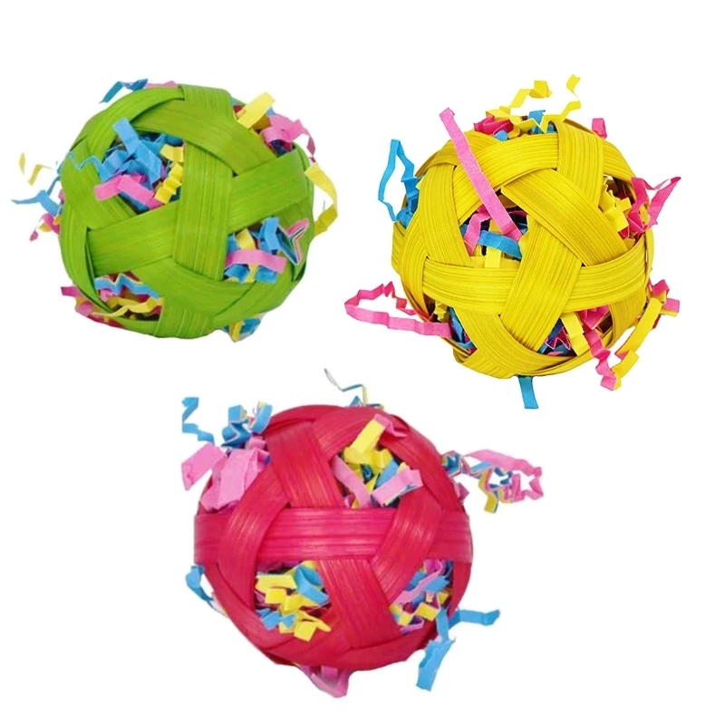 3 Pack Bird Toys Foraging Ball Shredder Toy Parrot Foot Toy for Conure Parakeet Drop Shipping
3 Pack Bird Toys Foraging Ball Shredder Toy Parrot Foot Toy for Conure Parakeet Drop Shipping