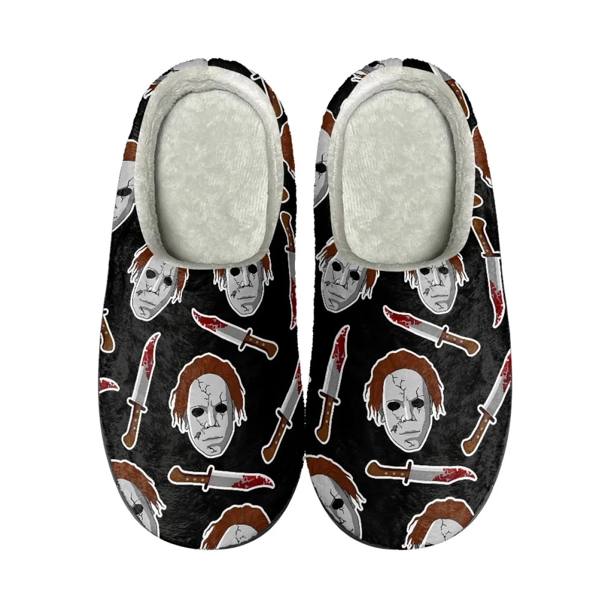 Winter Casual Comfortable Women Slippers Horror Movie Print Couples Footwear Drop Ship Autumn Winter Warm Men's Cotton Slipper
Winter Casual Comfortable Women Slippers Horror Movie Print Couples Footwear Drop Ship Autumn Winter Warm Men's Cotton Slipper