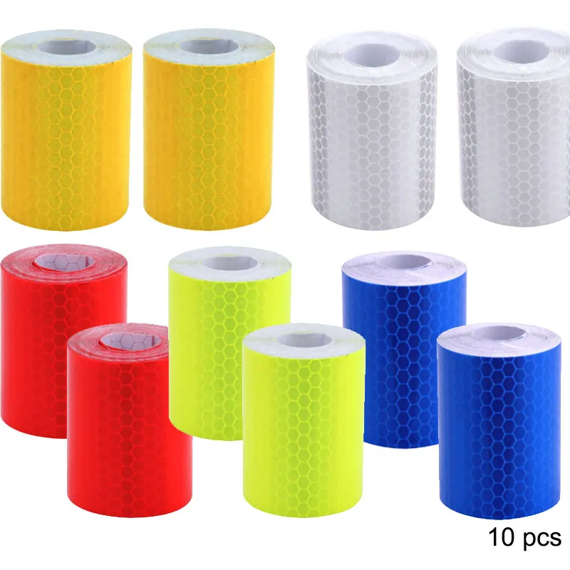 10pcs/lot 300cm*5cm DIY Warning Tape Strip Stickers Warning Light Reflector Protective Sticker Reflective Film Car Safety Mark
10pcs/lot 300cm*5cm DIY Warning Tape Strip Stickers Warning Light Reflector Protective Sticker Reflective Film Car Safety Mark