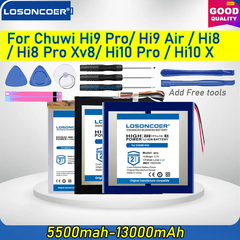 Аккумулятор 13000 мАч для Chuwi Hi9 Pro Air CWI546 Hi8 / Xv8 Ainol NOVO 7 Hi10 Hi10X Hi12 HI10 Plus 3 провода |