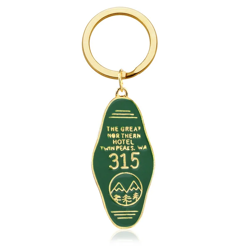 TV Series Twin Peaks The Great Northern Hotel 315 Bates Motel 1 The Overlook Hotel 237 Enamel Alloy Keychain Key Chains Keyring
TV Series Twin Peaks The Great Northern Hotel 315 Bates Motel 1 The Overlook Hotel 237 Enamel Alloy Keychain Key Chains Keyring