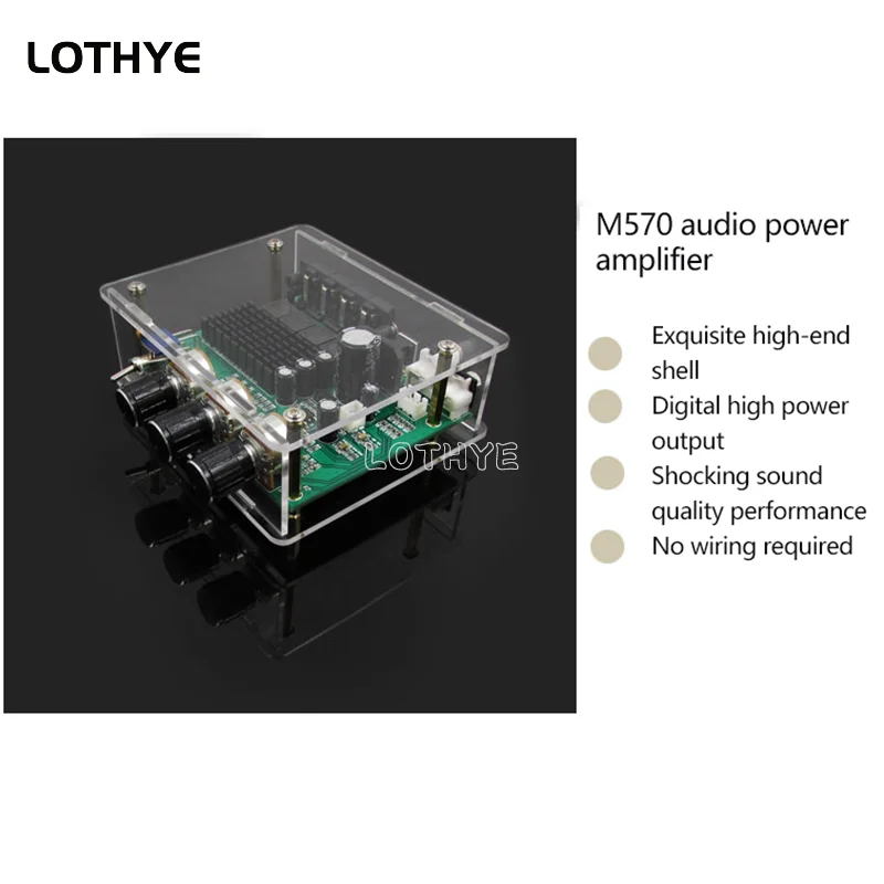 TPA3116D2 80W*2 Stereo Amplifier Audio Board TPA3116 Digital Amplifier Sound Preamplifier Tone High Power DC12-24V M570
TPA3116D2 80W*2 Stereo Amplifier Audio Board TPA3116 Digital Amplifier Sound Preamplifier Tone High Power DC12-24V M570