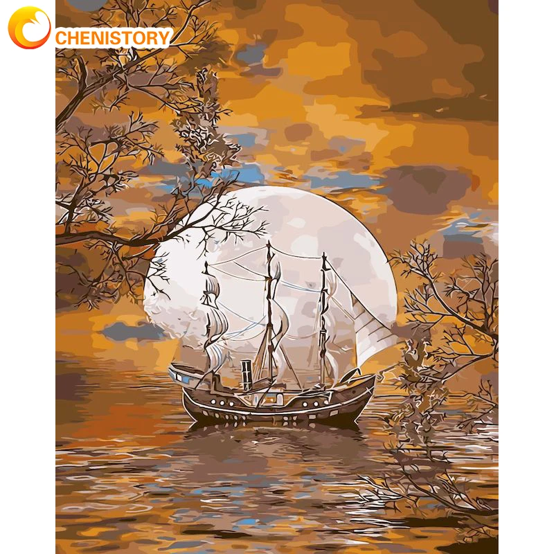 CHENISTORY Pictures By Numbers Moon Hand Paind Kit Canvas Painting By Numbers Landscape Oil Painting For Home Decor DIY Crafts
CHENISTORY Pictures By Numbers Moon Hand Paind Kit Canvas Painting By Numbers Landscape Oil Painting For Home Decor DIY Crafts