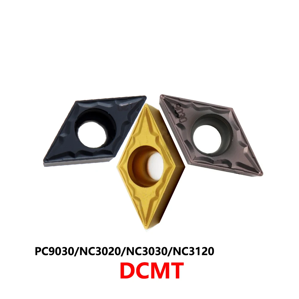 Оригинальный DCMT070202 DCMT070204 DCMT11T302 DCMT11T304 DCMT11T308 HMP PC9030 NC3030 NC3020 Твердосплавные вставки Инструменты с ЧПУ Лезвия DCMT 
Оригинальный DCMT070202 DCMT070204 DCMT11T302 DCMT11T304 DCMT11T308 HMP PC9030 NC3030 NC3020 Твердосплавные вставки Инструменты с ЧПУ Лезвия DCMT
