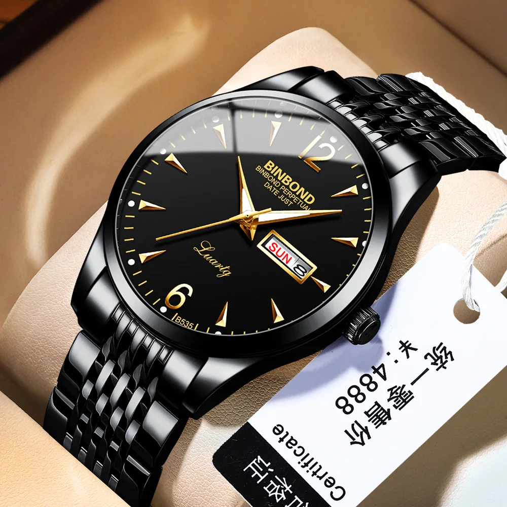 2023 New Luxury Business Watch Men Top Brand Gold Stainless Steel Waterproof Luminous Week Date Casual Wristwatches Reloj Hombre
2023 New Luxury Business Watch Men Top Brand Gold Stainless Steel Waterproof Luminous Week Date Casual Wristwatches Reloj Hombre