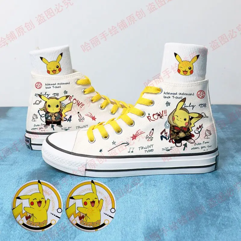 The New Nasa Pikachu High-Top Canvas Shoes Students Burst Change Male and Female Couple Models All-Match Shoes Anti-Skid Shoes
The New Nasa Pikachu High-Top Canvas Shoes Students Burst Change Male and Female Couple Models All-Match Shoes Anti-Skid Shoes