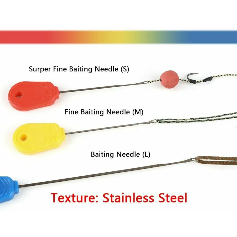 Carp Fishing Needle Kits 4pcs/Set Boilie Boilie Needle Kits Needles Plastic+Stainless Steel Tools Newest Reliable
Carp Fishing Needle Kits 4pcs/Set Boilie Boilie Needle Kits Needles Plastic+Stainless Steel Tools Newest Reliable