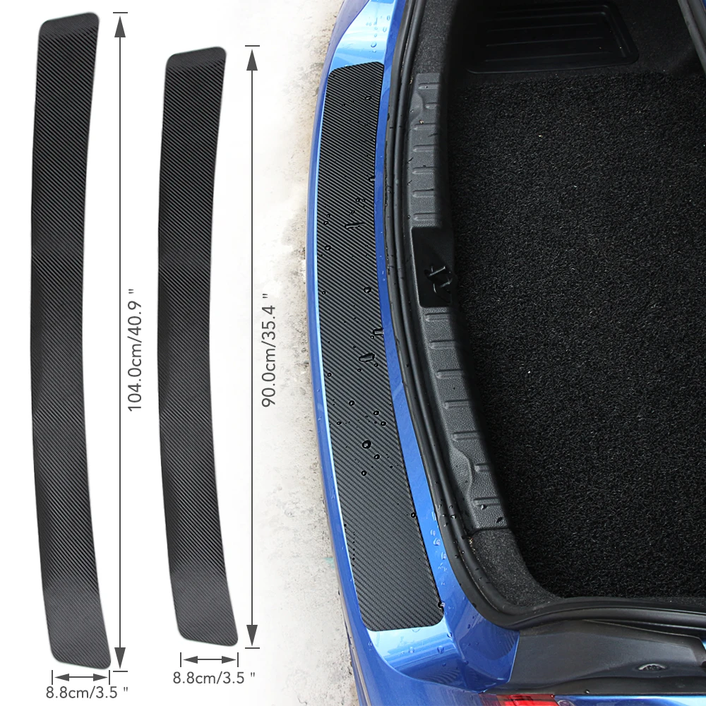 Universal Trunk Rear Guard Plate Sticker Car Rear Bumper Trim Anti-Kicked Scratch Protection Sticker Strip 3D Carbon Fiber Film
Universal Trunk Rear Guard Plate Sticker Car Rear Bumper Trim Anti-Kicked Scratch Protection Sticker Strip 3D Carbon Fiber Film