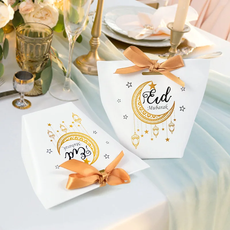 5/10Pcs Eid Mubarak Gift Box Ramadan Kareem Candy Bags Muslim Islamic Festival Party DIY Decoration Supplies 2023 Eid Al-fitr
5/10Pcs Eid Mubarak Gift Box Ramadan Kareem Candy Bags Muslim Islamic Festival Party DIY Decoration Supplies 2023 Eid Al-fitr