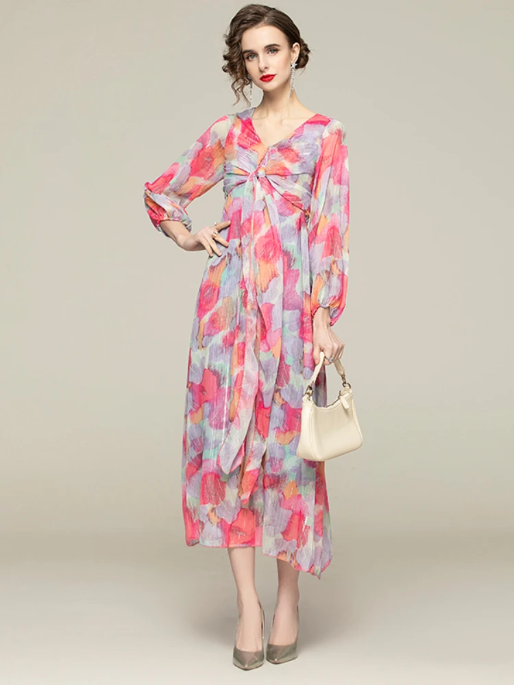 Женское шифоновое платье-пуловер Aibeautyer, повседневное облегающее платье трапециевидной формы с цветочным принтом и V-образным вырезом, плат... 
Женское шифоновое платье-пуловер Aibeautyer, повседневное облегающее платье трапециевидной формы с цветочным принтом и V-образным вырезом, плат...