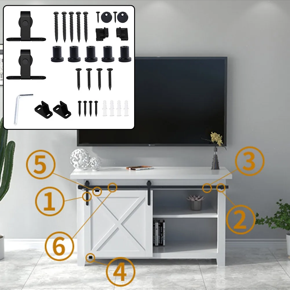 Mini Sliding Barn Door Hardware Kits Top Mounted Hanging Rail Stopper Hanger Track Steel Closet Door Roller Rail For Cabinet
Mini Sliding Barn Door Hardware Kits Top Mounted Hanging Rail Stopper Hanger Track Steel Closet Door Roller Rail For Cabinet