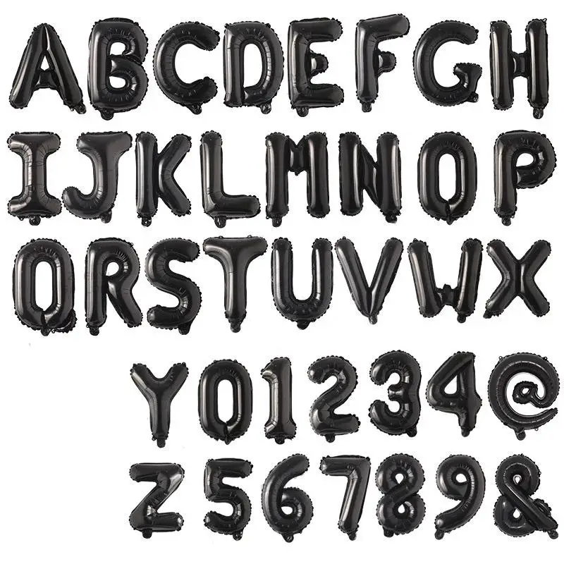 16 Inch (a-z)(0-9)letter Number Balloon Aluminum Film Balloon Children Birthday Party Wedding Decoration Party Supplies
16 Inch (a-z)(0-9)letter Number Balloon Aluminum Film Balloon Children Birthday Party Wedding Decoration Party Supplies