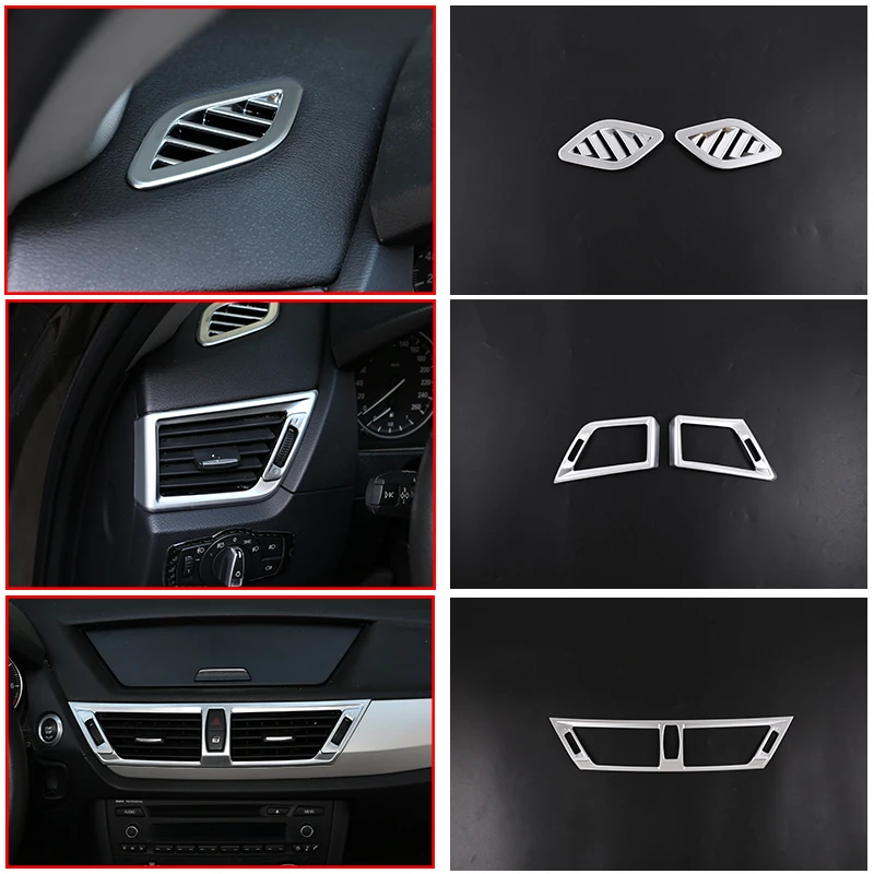 ABS хромированные Серебристые аксессуары для интерьера для BMW X1 E84 2011-2015, автомобильная центральная консоль, кондиционер, вентиляционная реше...
ABS хромированные Серебристые аксессуары для интерьера для BMW X1 E84 2011-2015, автомобильная центральная консоль, кондиционер, вентиляционная реше...