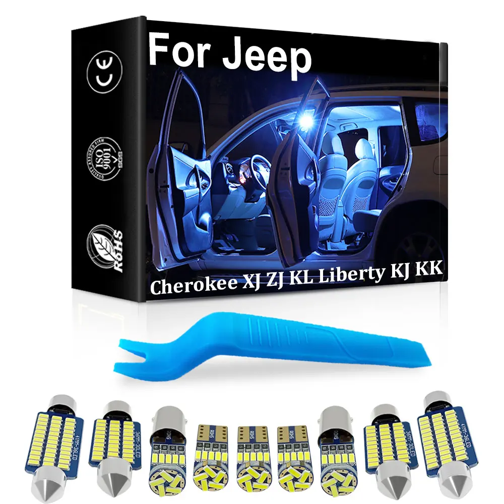 Vehicle Canbus Interior LED Light For Jeep Cherokee 2 3 4 5 XJ KL Liberty KJ KK Indoor Lamp 1984 1990 2000 2008 2010 2018 2020
Vehicle Canbus Interior LED Light For Jeep Cherokee 2 3 4 5 XJ KL Liberty KJ KK Indoor Lamp 1984 1990 2000 2008 2010 2018 2020