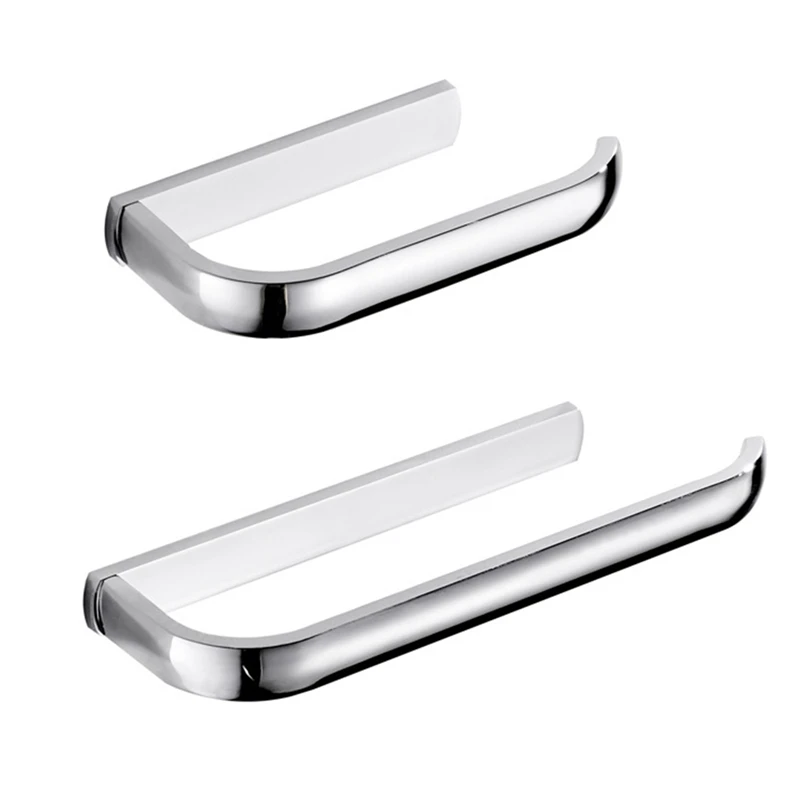 2 Piece Bathroom Accessory Set - Silver Towel Rack & Toilet Paper Holder Brass Wall Mount
2 Piece Bathroom Accessory Set - Silver Towel Rack & Toilet Paper Holder Brass Wall Mount