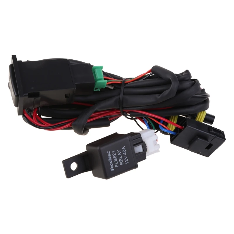 Easy Installation DC 12V 40A Car Rear Fog Light with Switch Button Universal Fog Lamp Harness Replacement 85DF
Easy Installation DC 12V 40A Car Rear Fog Light with Switch Button Universal Fog Lamp Harness Replacement 85DF