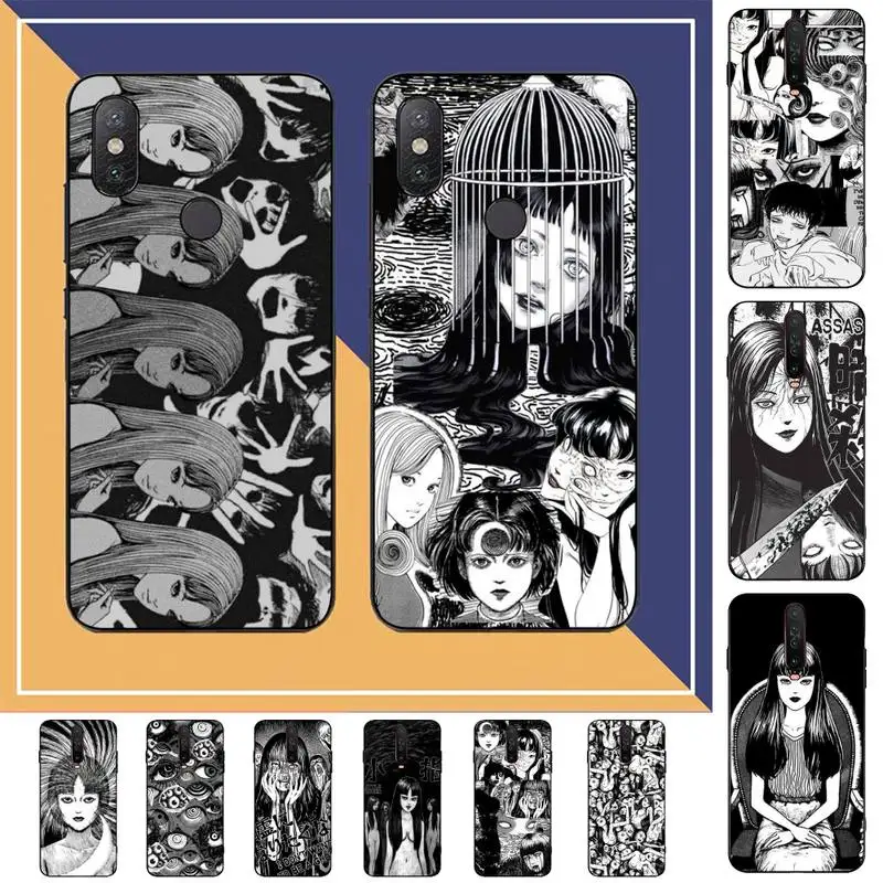 

Japanese Horror Comic Tomie Custom Eyes Pattern Phone Case for Redmi Note 8 7 9 4 6 pro max T X 5A 3 10 lite pro