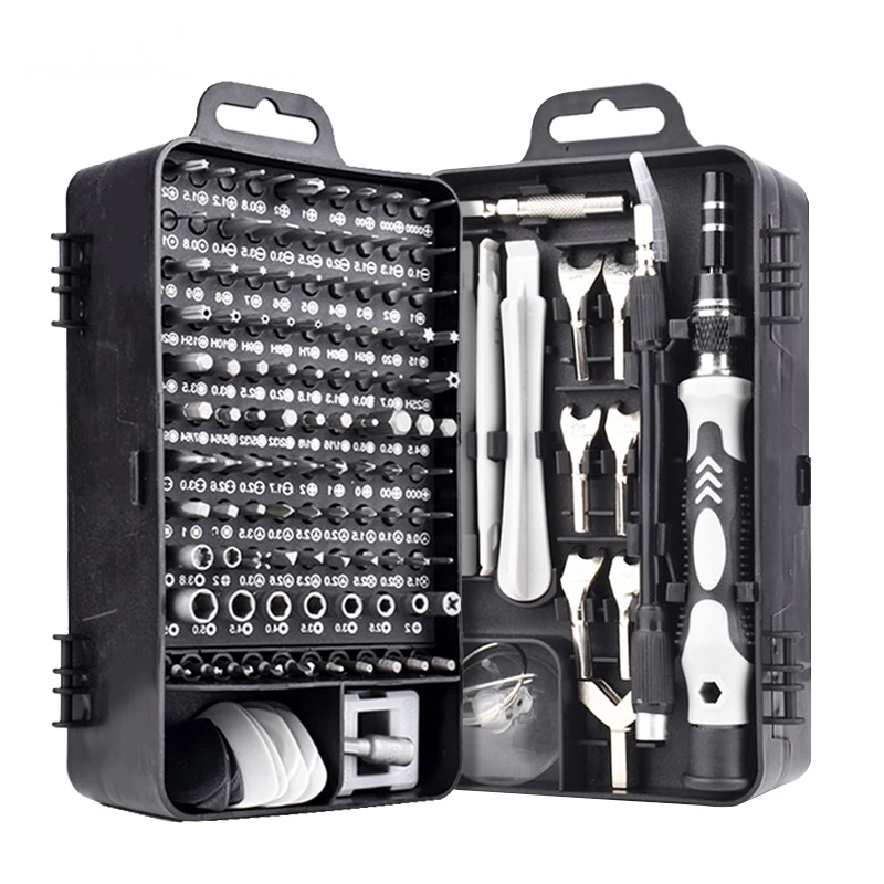 Precision Screwdriver 135 In 1 Set Magnetic Mini Screw Nuts Bits Phillips Hex Torx Multifunction Household Repair Tools Kit
Precision Screwdriver 135 In 1 Set Magnetic Mini Screw Nuts Bits Phillips Hex Torx Multifunction Household Repair Tools Kit