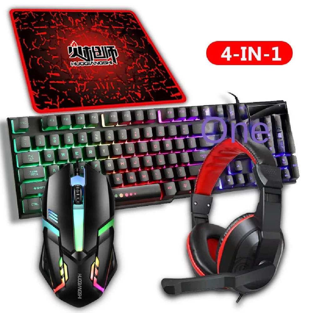 USB wired four in one keyboard, mouse, earphone, mouse pad, wired illuminated office game keyboard and mouse set
USB wired four in one keyboard, mouse, earphone, mouse pad, wired illuminated office game keyboard and mouse set