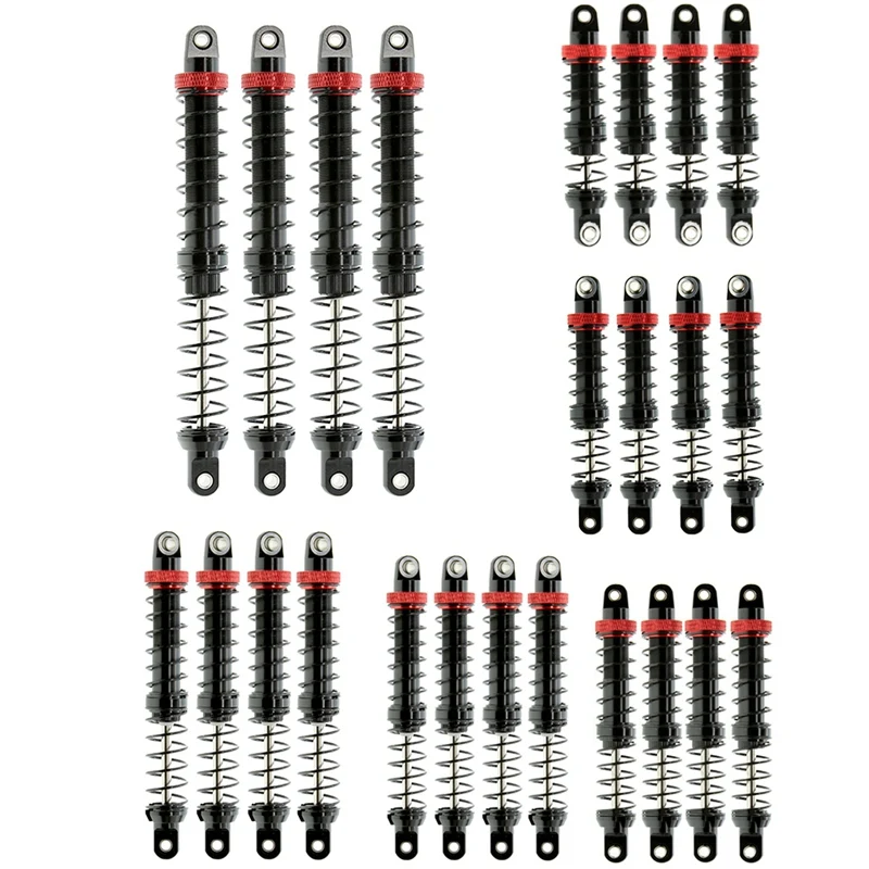 4Pcs Oil Adjustable Spring Shock Absorber Damper Dual Stage Shock Absorber For 1/10 D90 SCX10 TRX4 RC Car Truck Crawler,70Mm
4Pcs Oil Adjustable Spring Shock Absorber Damper Dual Stage Shock Absorber For 1/10 D90 SCX10 TRX4 RC Car Truck Crawler,70Mm