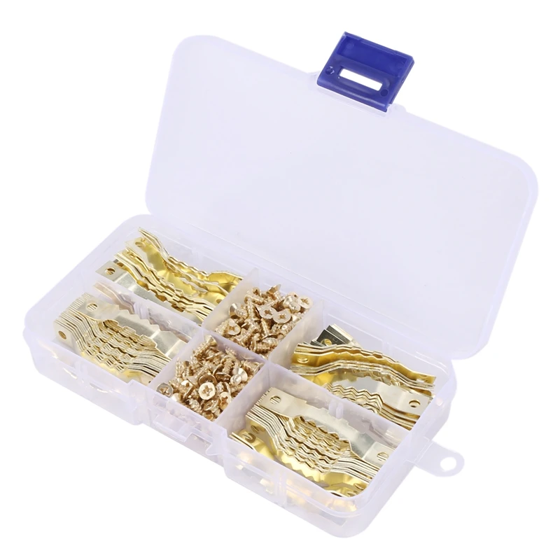 HOT-100 Sets Golden Saw Tooth Picture Frame Hangers Hanging Photo Oil Painting Mirror Hooks Hardware With Screws Sawtooth Hanger
HOT-100 Sets Golden Saw Tooth Picture Frame Hangers Hanging Photo Oil Painting Mirror Hooks Hardware With Screws Sawtooth Hanger